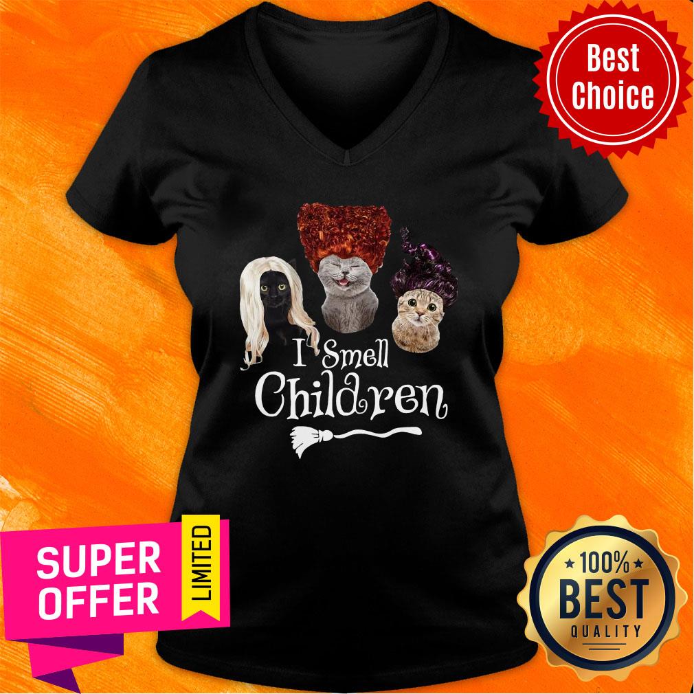 Cats Hocus Pocus I Smell Children Shirt
