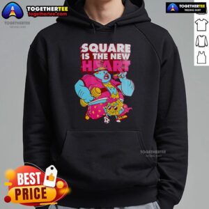 Alternative view of Official Square Is The New Heart T-Shirt