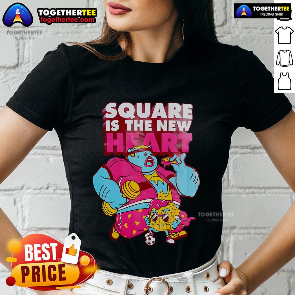 Official Square Is The New Heart T-Shirt - Image 3