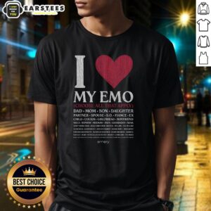 Awesome I Love My Emo Choose All That Apply T-Shirt