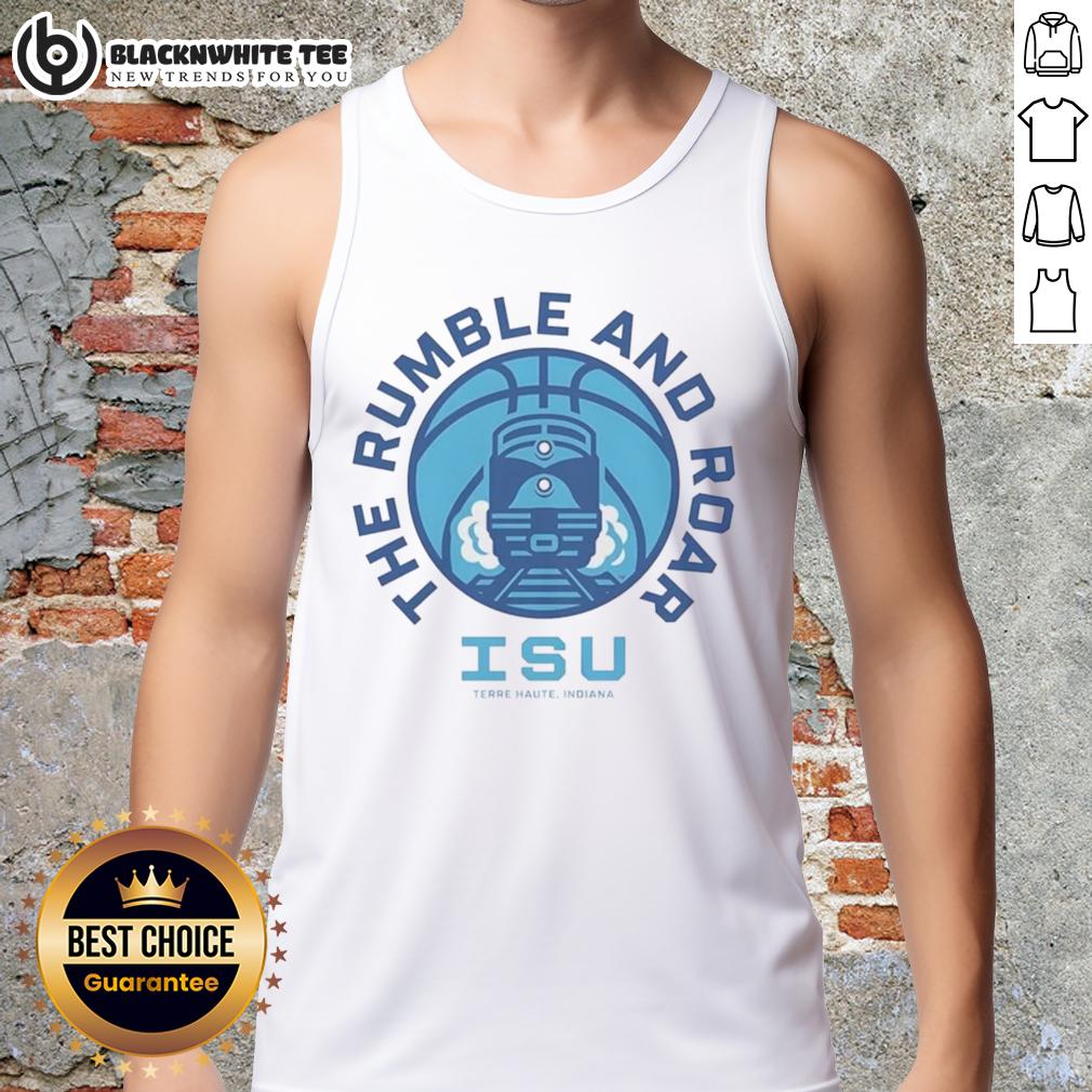 Awesome Indiana State Sycamores Basketball The Rumble And Roar Terre Haute T-Shirt - Image 4