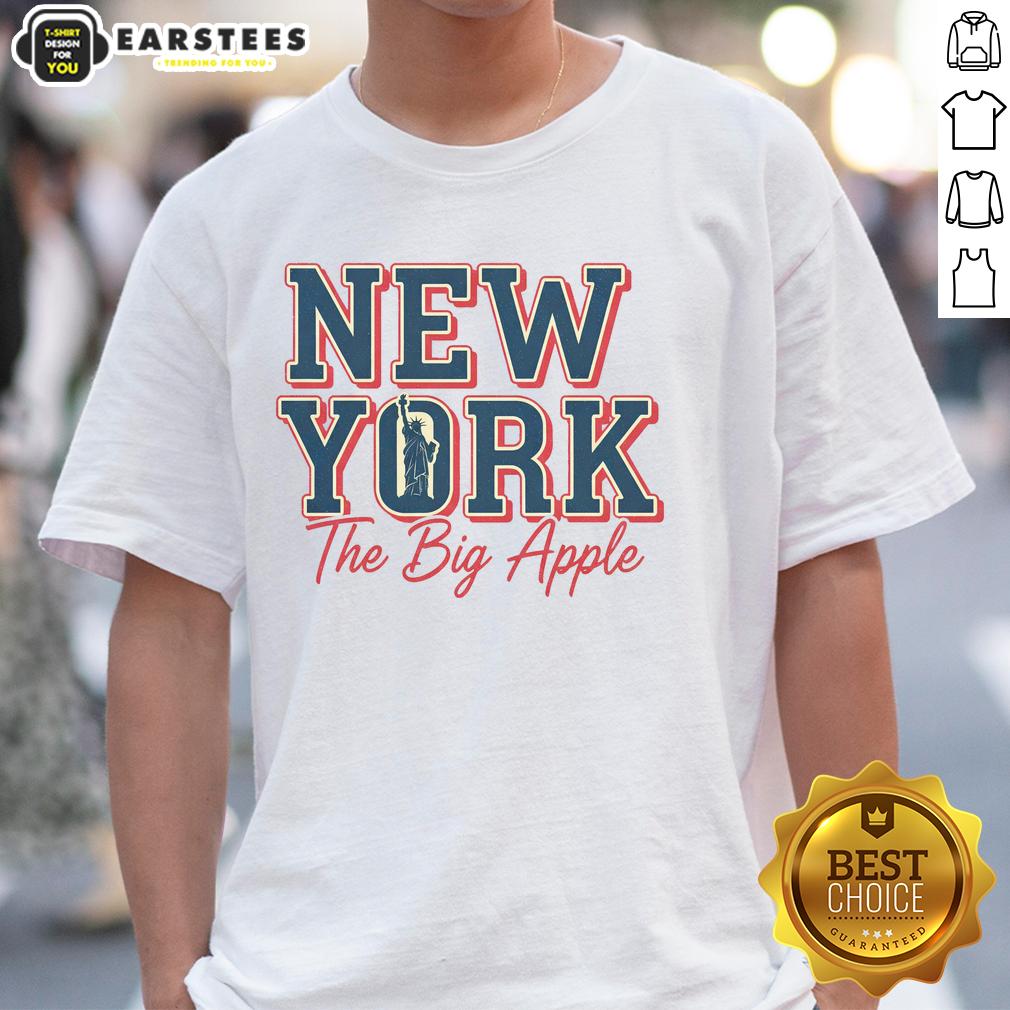 Pretty New York The Big Apple Vintage Retro T-Shirt