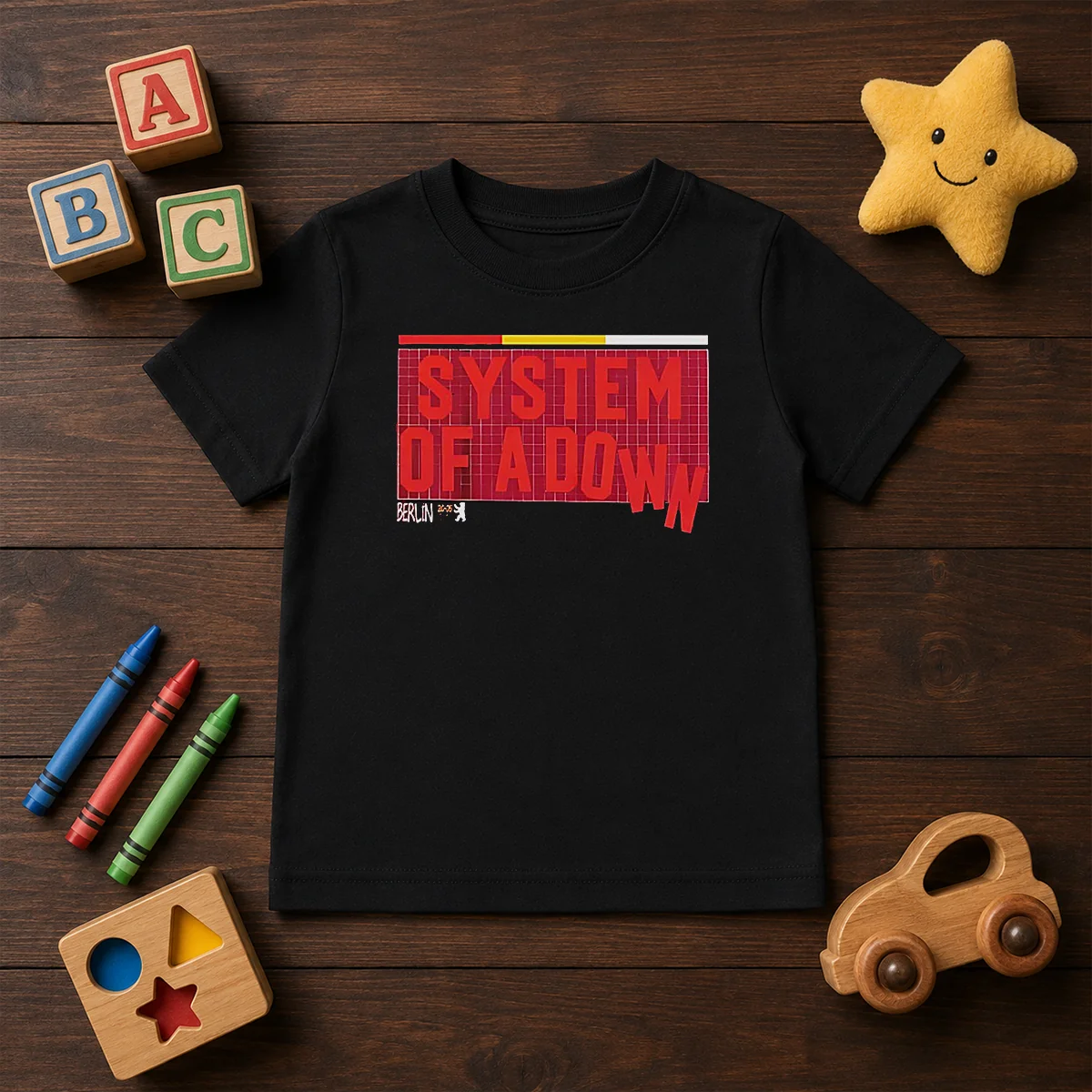 Hot System Of A Down Berlin Germany Olympiastadion On July 8 2026 Down Text Shirt - Image 9