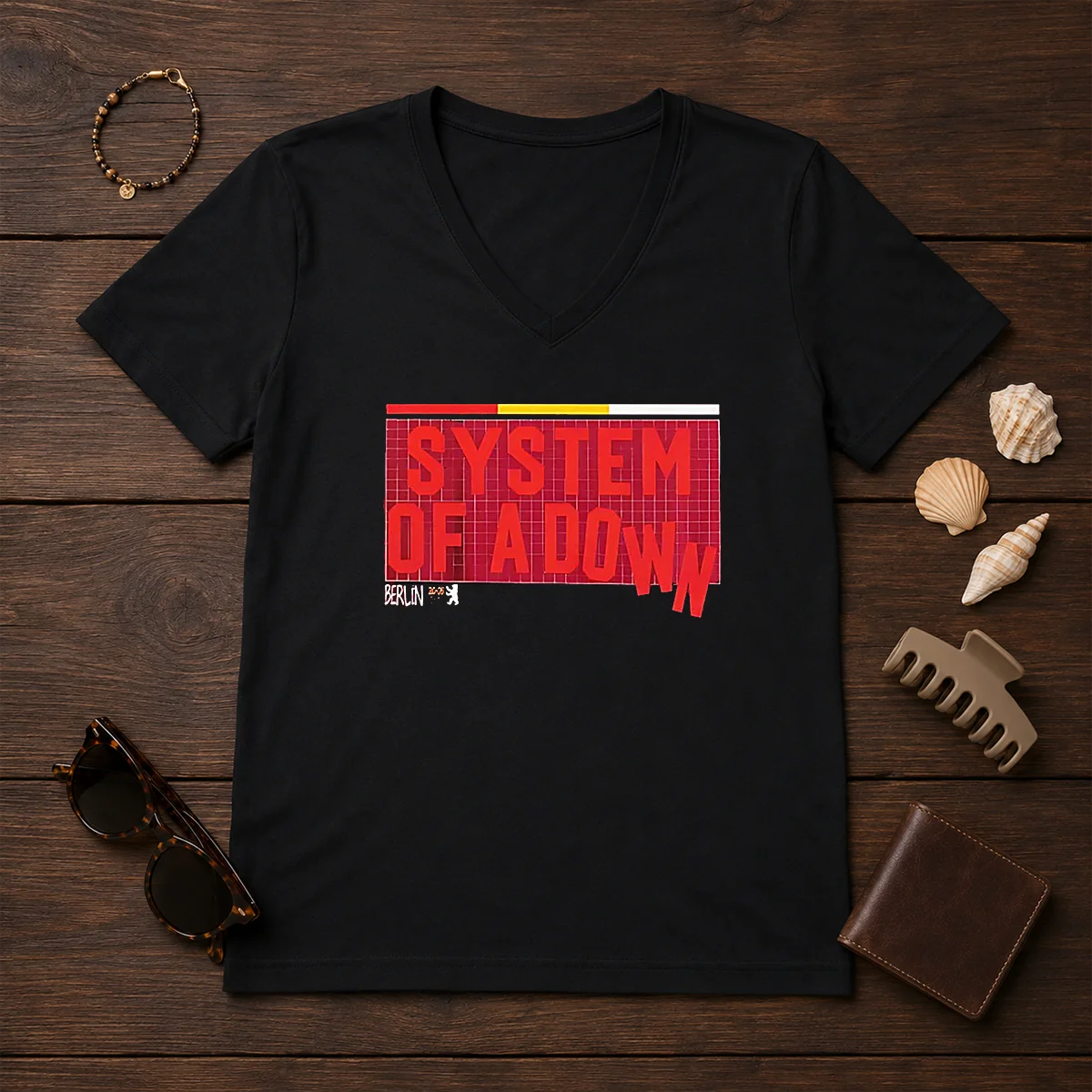 Hot System Of A Down Berlin Germany Olympiastadion On July 8 2026 Down Text Shirt - Image 2