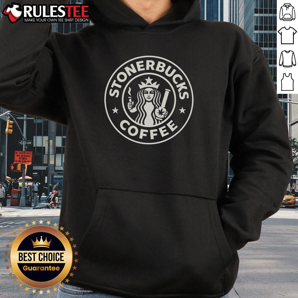 Good Stonerbucks Coffee X Starbucks Logo T-Shirt - Image 2