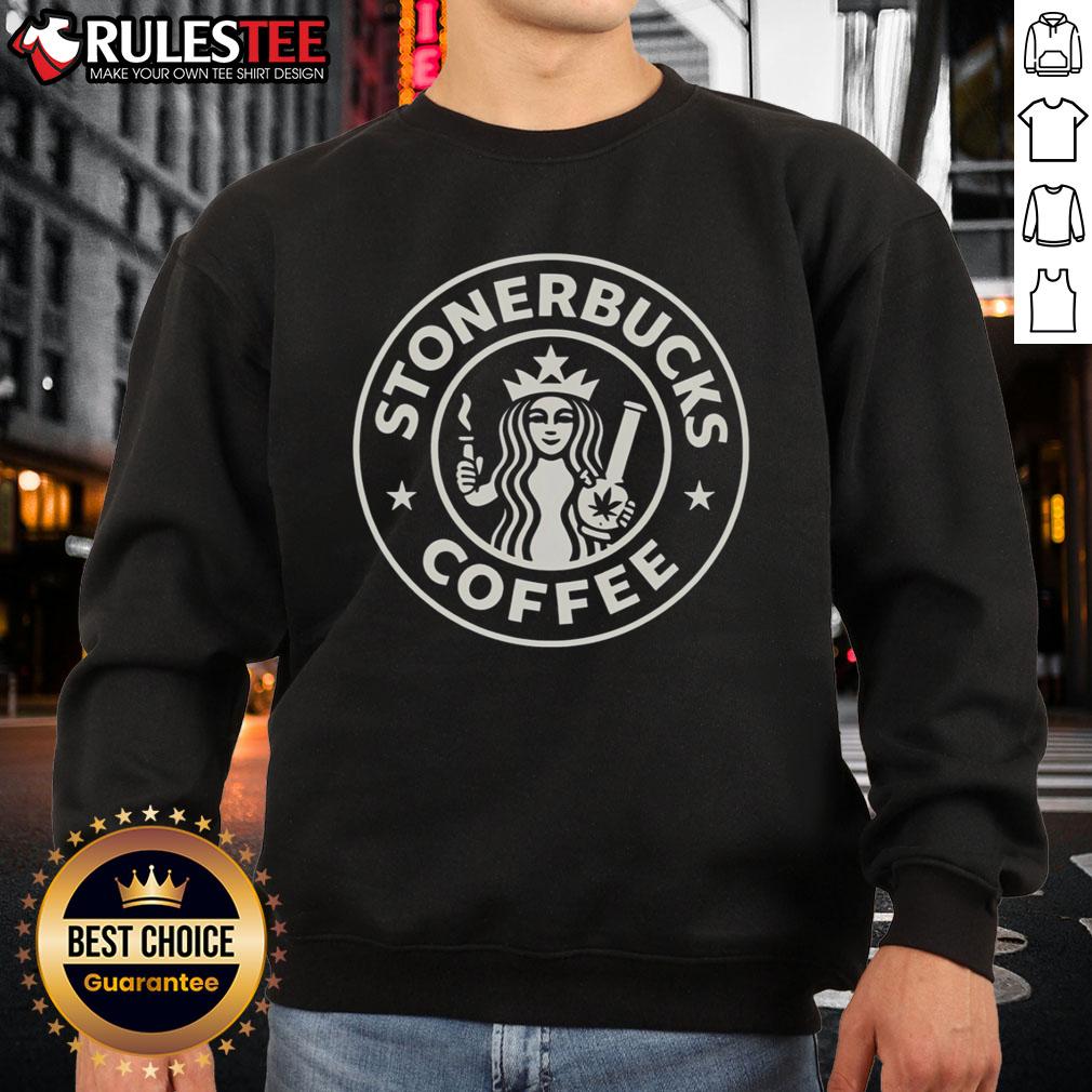 Good Stonerbucks Coffee X Starbucks Logo T-Shirt - Image 5