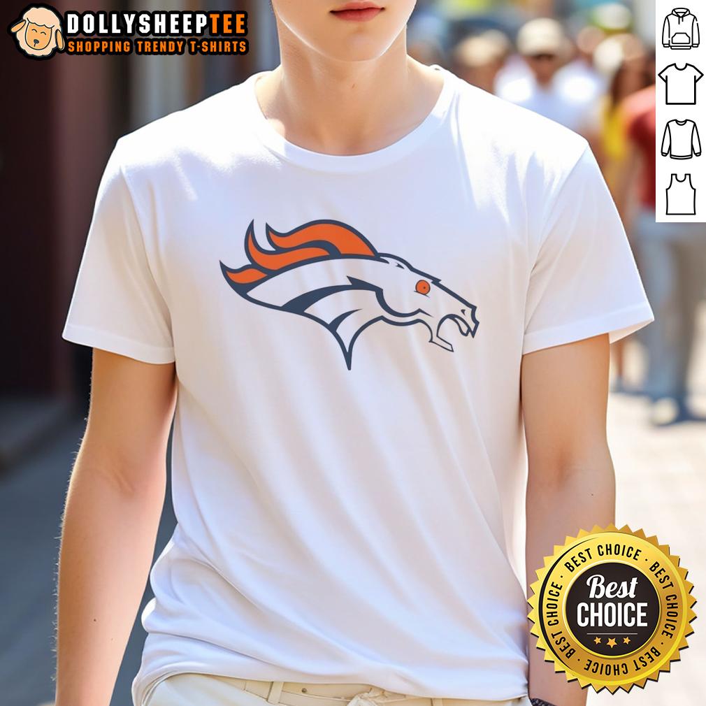 Nice Denver Broncos Logo T-Shirt
