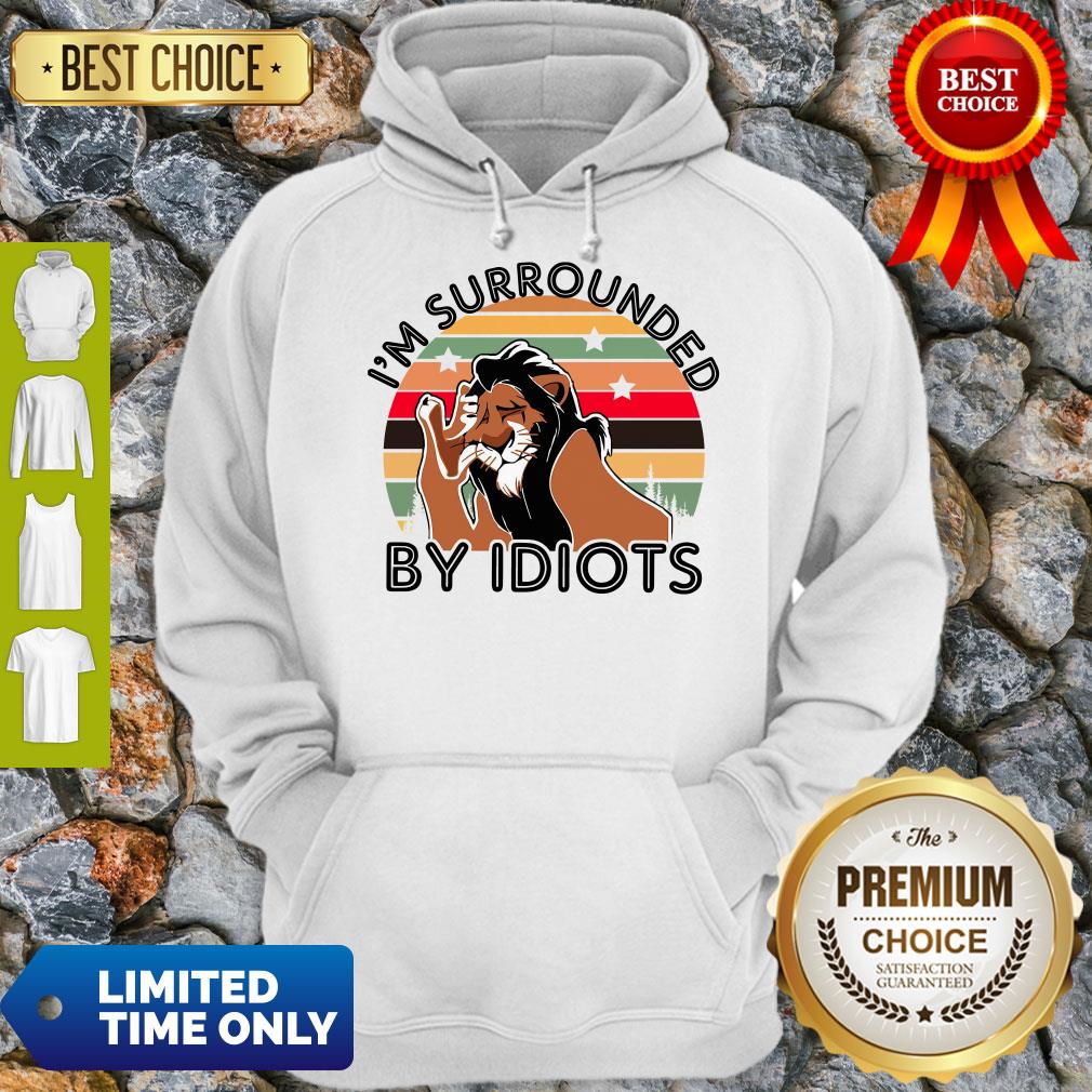 Scar I Am Surrounded By Idiots Vintage The Lion King Shirt - Image 2