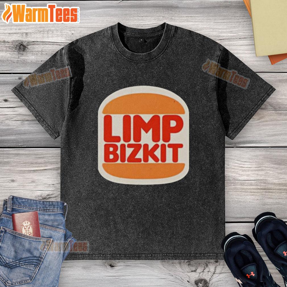 Nice Limp Bizkit Burger King Parody Logo T-Shirt - Image 6