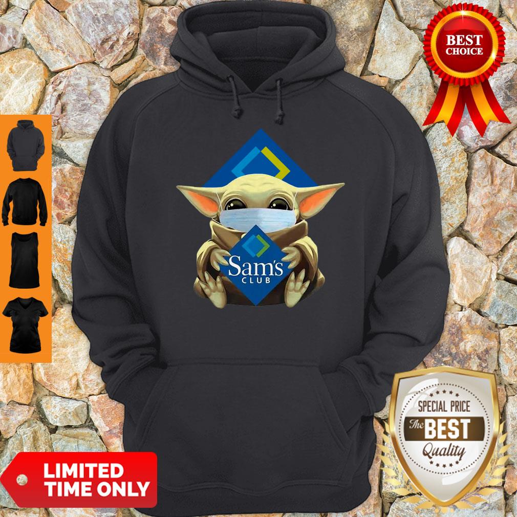 Cute Baby Yoda Mask Sam’s Club Coronavirus Shirt - Image 2