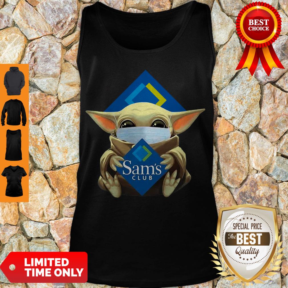 Cute Baby Yoda Mask Sam’s Club Coronavirus Shirt - Image 4