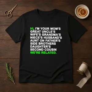 Pretty Hi I'M Your Mom'S Great Uncle'S Wife'S Grandma'S Niece'S Husband'S Shirt