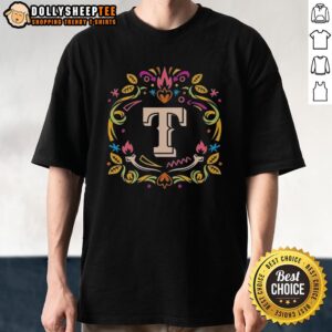 Pretty Texas Rangers Día De Los Muertos MLB Celebration T-Shirt