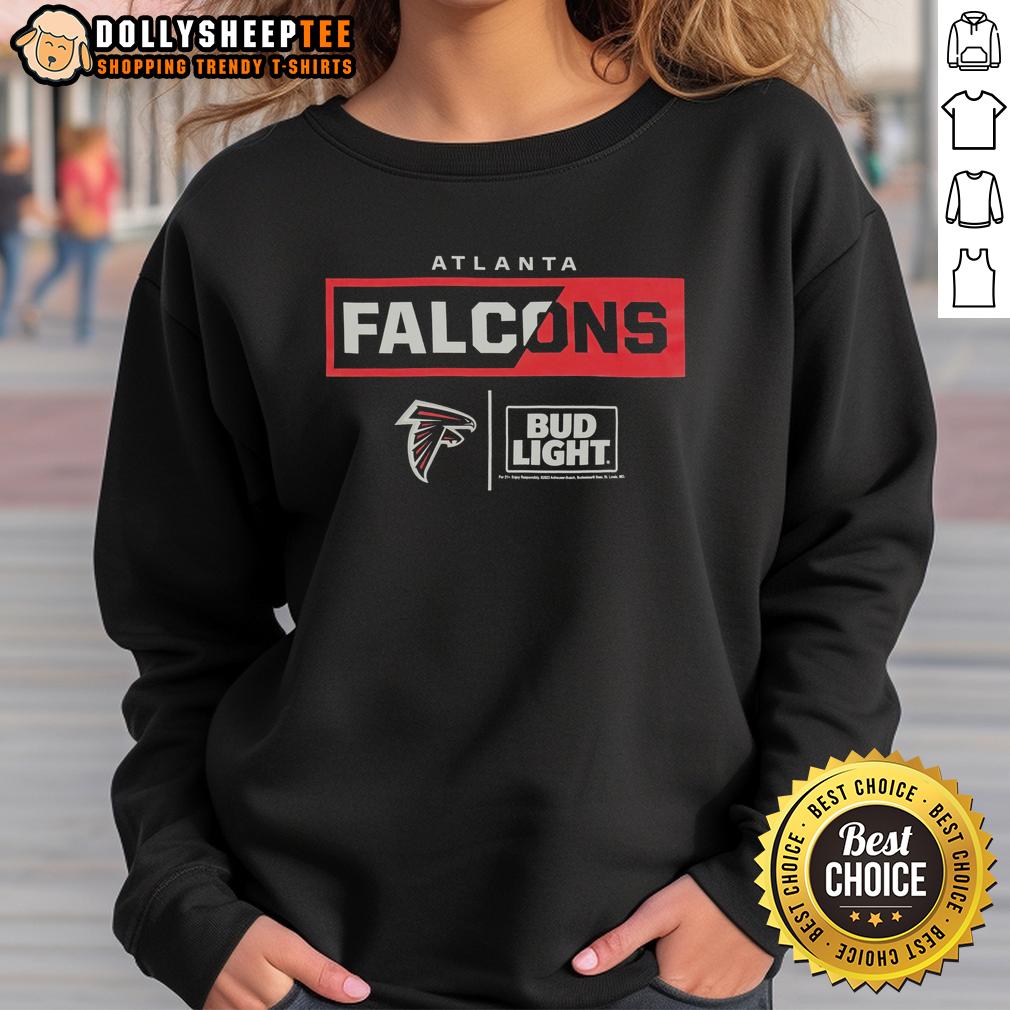Hot Bud Light Atlanta Falcons Team T-Shirt - Image 5