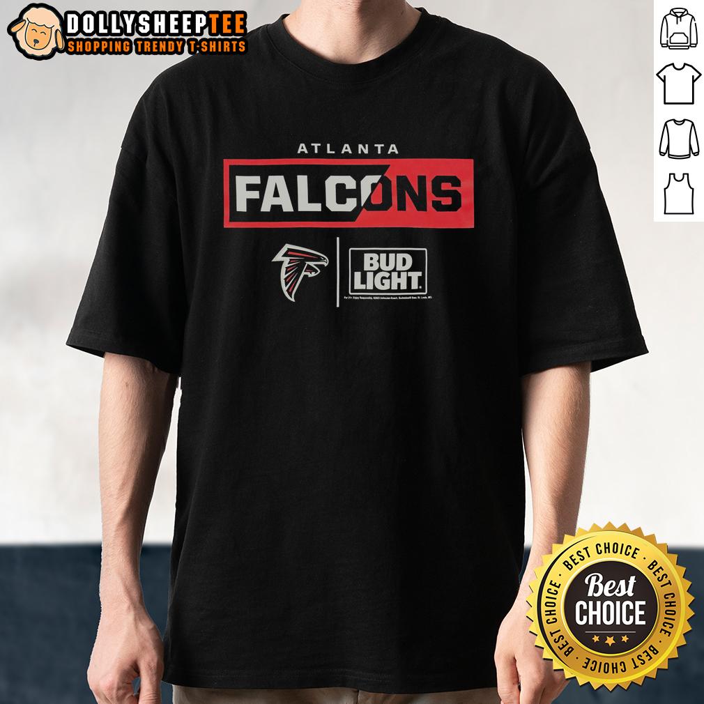 Hot Bud Light Atlanta Falcons Team T-Shirt