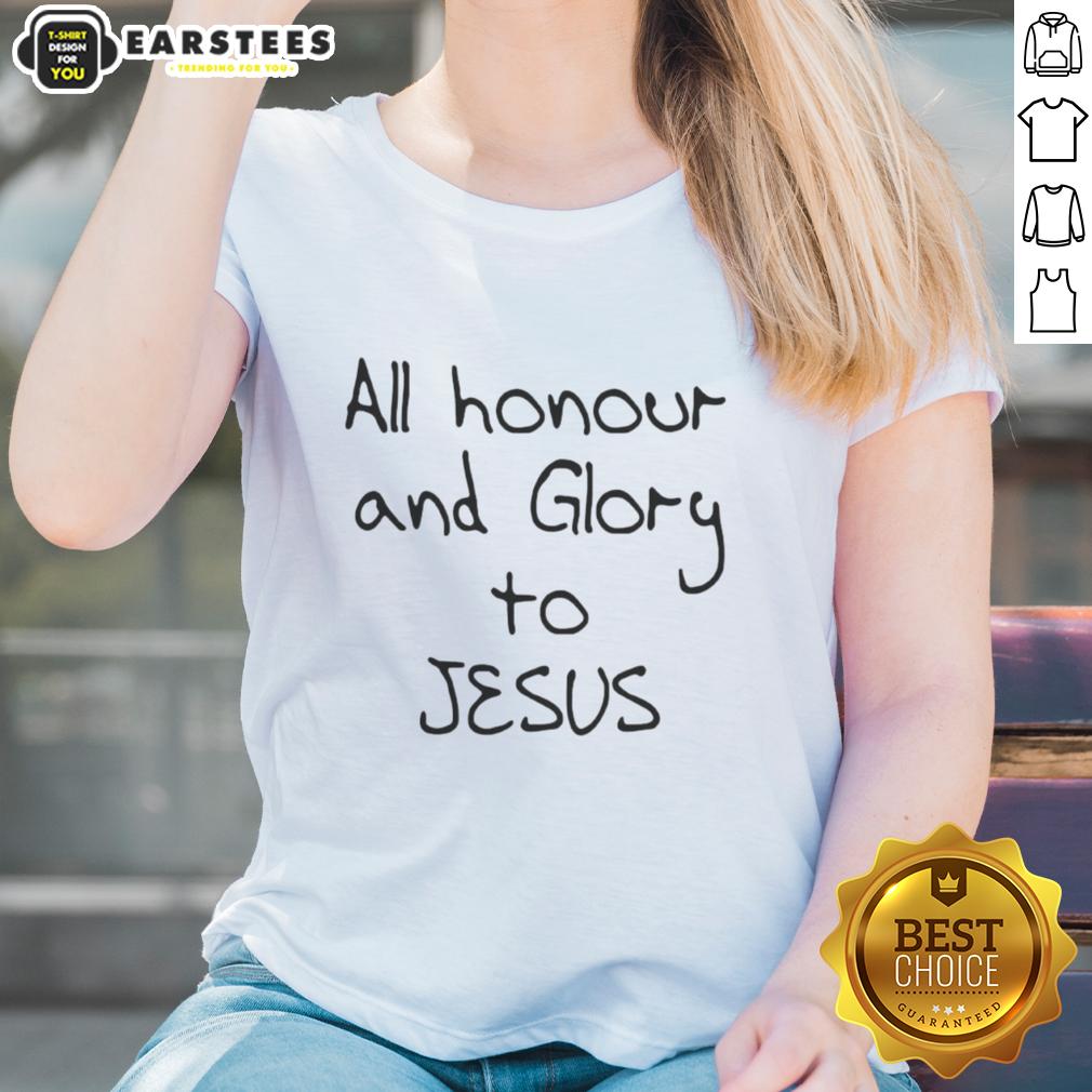 Good Gabriel Magalhaes All Honour And Glory To Jesus T-Shirt - Image 3