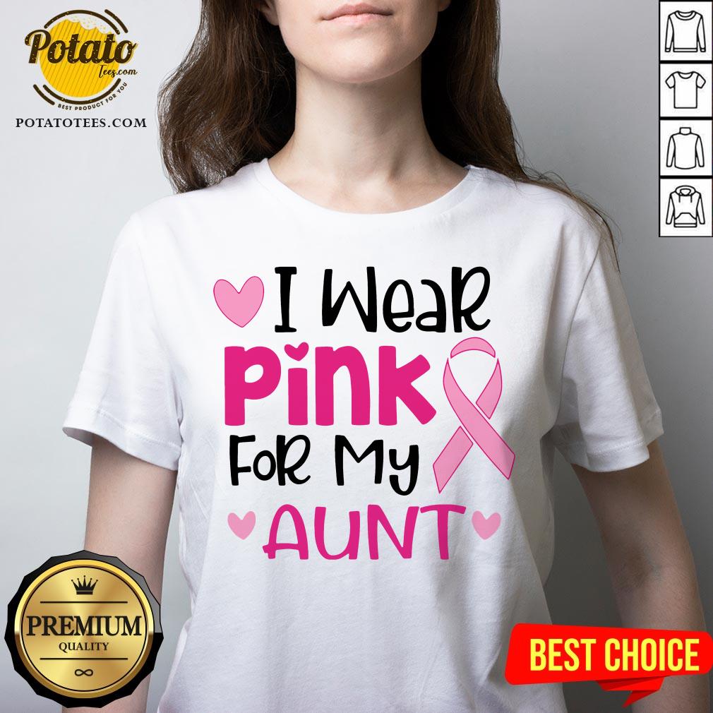 I Wear Pink For My Aunt Shirt - Image 3