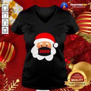 Alternative view of Official Santa Claus Wearing Face Mask 2020 Christmas Shirt