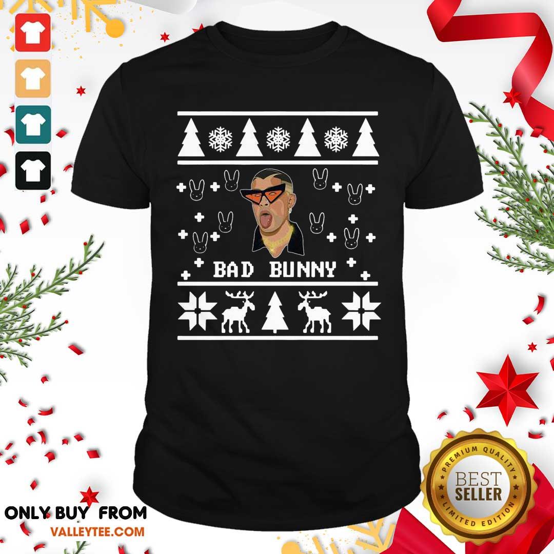 Fantastic Bad Bunny Ugly Christmas Shirt
