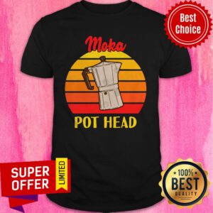 Premium Moka Pot Head Vintage Shirt