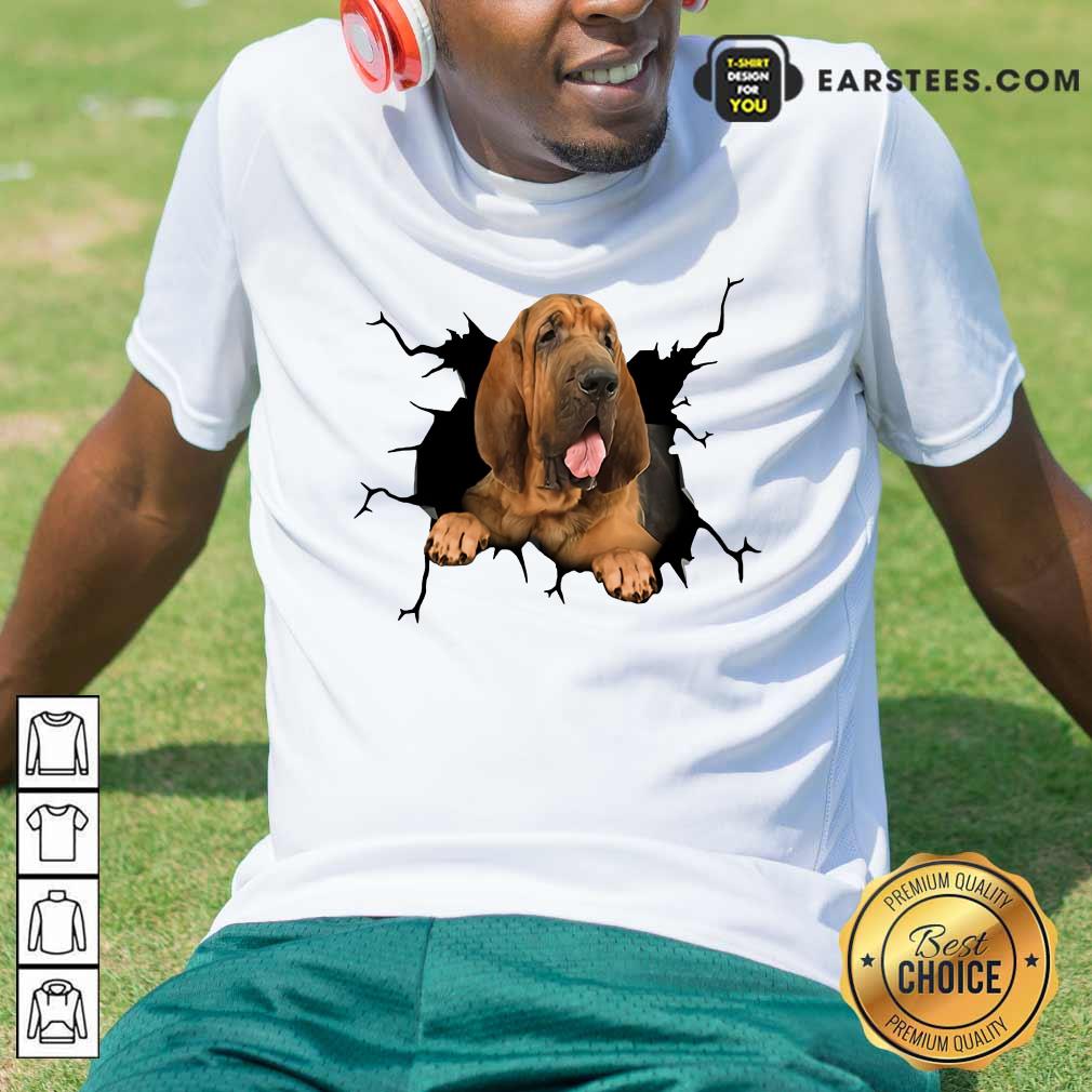 Top I Love Bloodhound Shirt