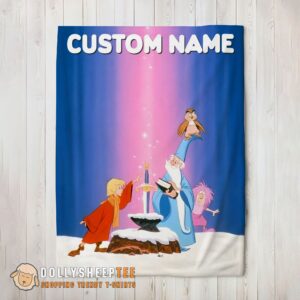 Awesome Disney The Sword In The Stone Magic And Wonder Blanket Fleece Customized Blanket