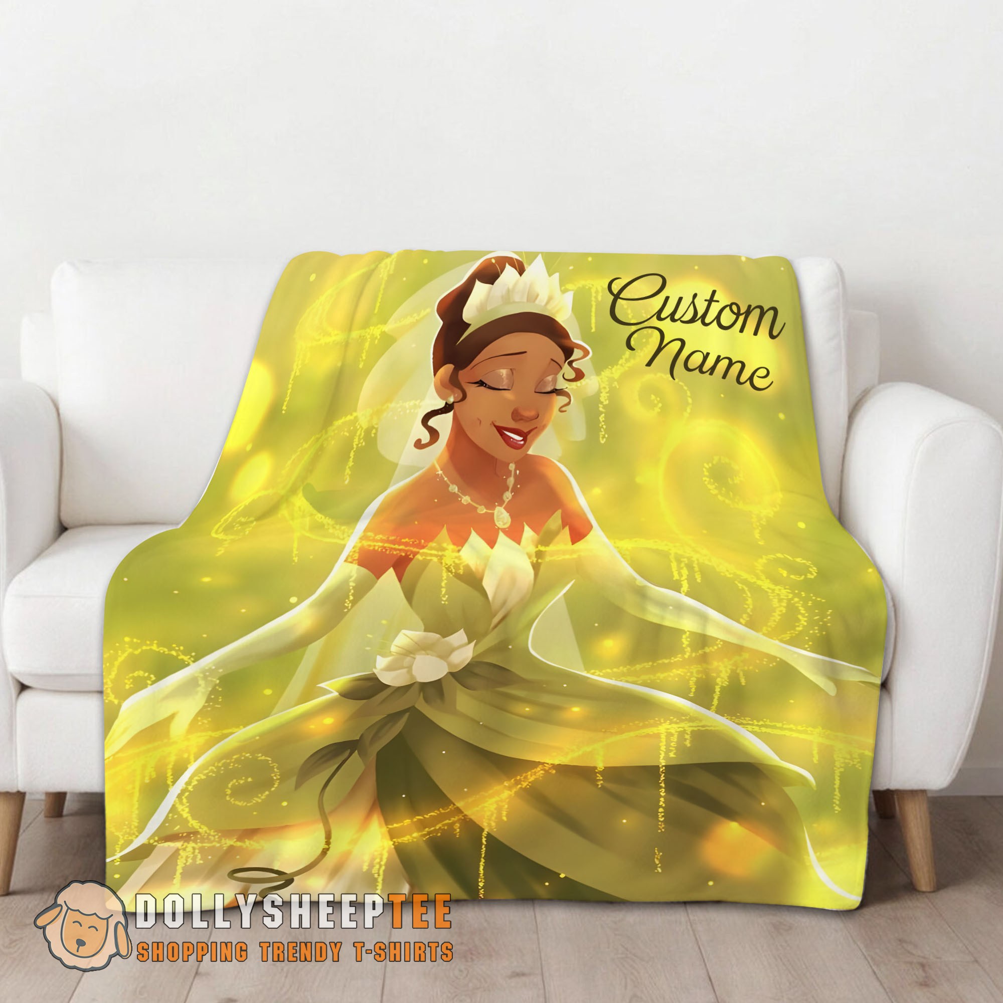 Awesome Disney Tiana Princess The Princess And The Frog Blanket Fleece Customized Blanket - Image 2