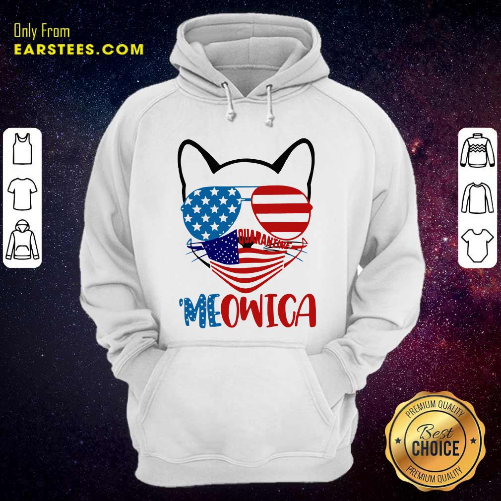 Hot Meowica 4th Of July Merica Quarantine Shirt - Image 2