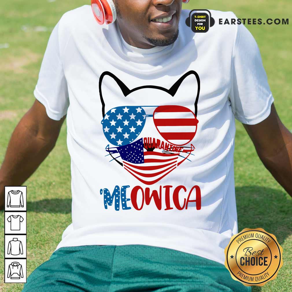 Hot Meowica 4th Of July Merica Quarantine Shirt
