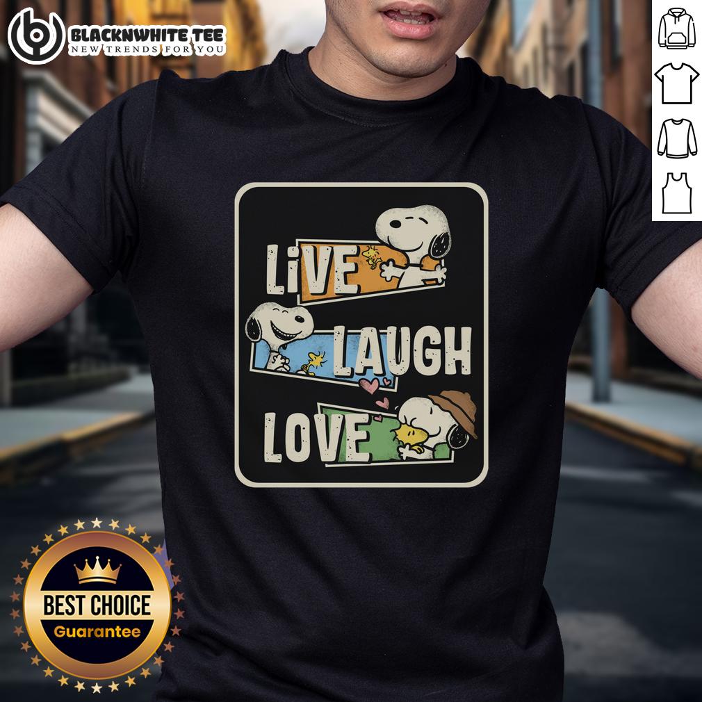 Cute Snoopy Loves To Live And Laugh T-Shirt