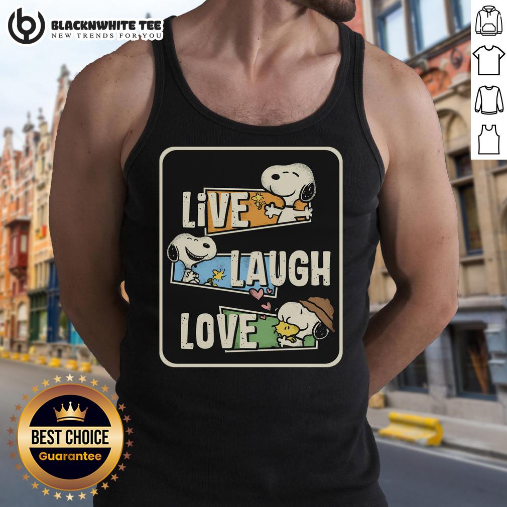 Cute Snoopy Loves To Live And Laugh T-Shirt - Image 4