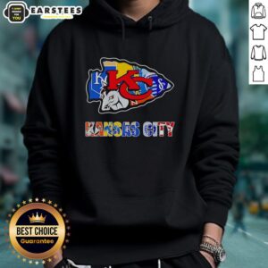Alternative view of Original Kansas City Chiefs Kansas City Royals Sporting Kansas City Logo Mashup T-Shirt