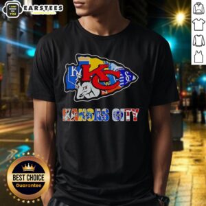 Original Kansas City Chiefs Kansas City Royals Sporting Kansas City Logo Mashup T-Shirt