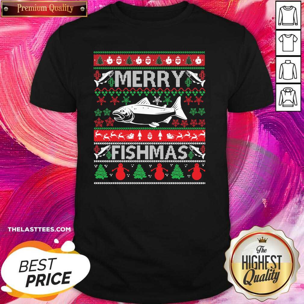 Funny Merry Fishmas Ugly Merry Christmas 2020 Shirt