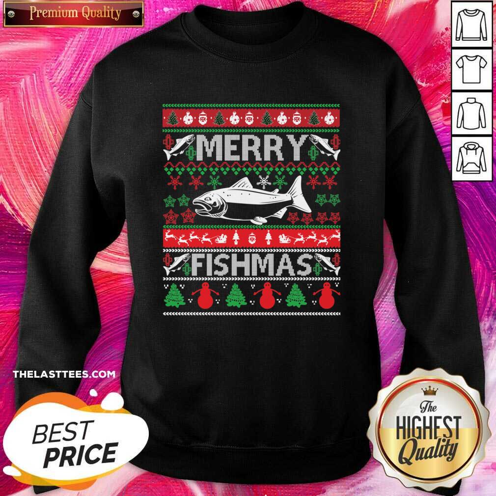 Funny Merry Fishmas Ugly Merry Christmas 2020 Shirt - Image 4