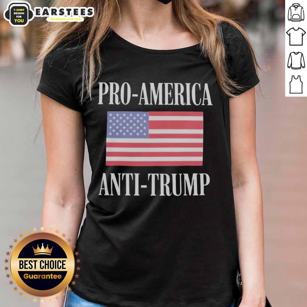 Awesome Pro America Anti Trump T-Shirt - Image 3