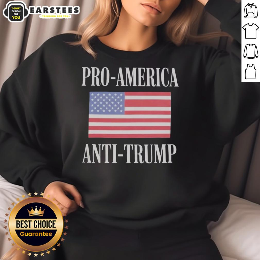 Awesome Pro America Anti Trump T-Shirt - Image 5