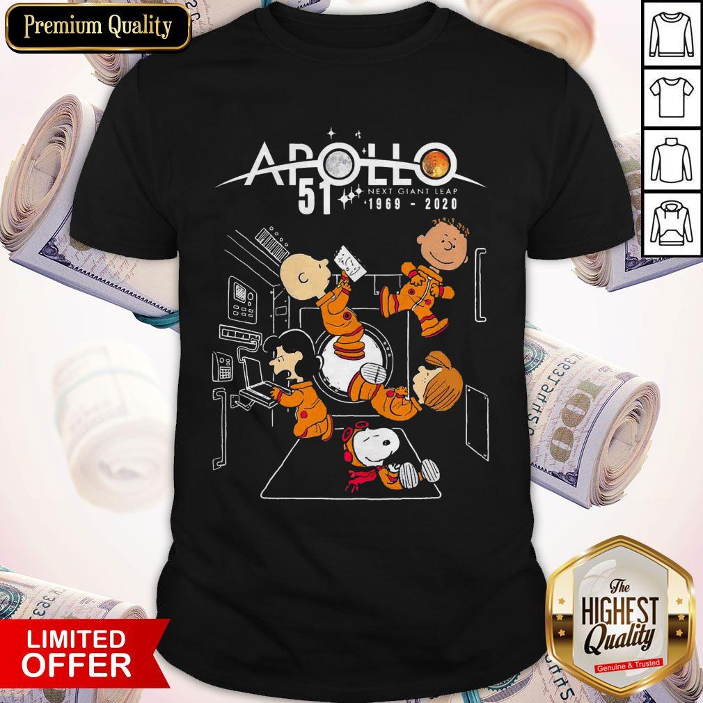 Peanuts Character Apollo 51 Next Giant Leap 1969 2020 Shirt