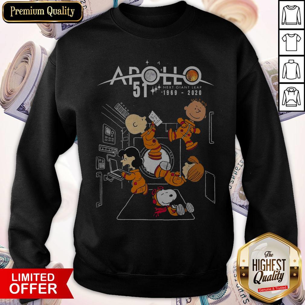 Peanuts Character Apollo 51 Next Giant Leap 1969 2020 Shirt - Image 4