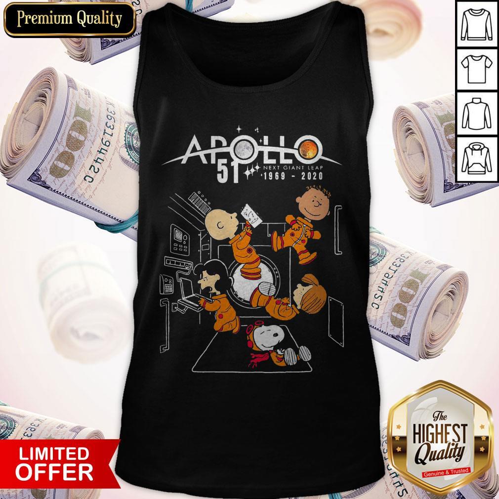 Peanuts Character Apollo 51 Next Giant Leap 1969 2020 Shirt - Image 3