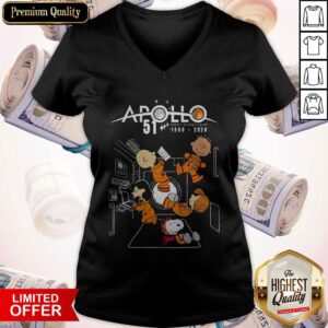 Alternative view of Peanuts Character Apollo 51 Next Giant Leap 1969 2020 Shirt