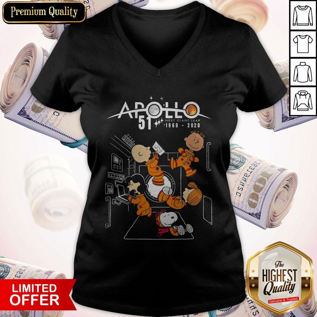 Peanuts Character Apollo 51 Next Giant Leap 1969 2020 Shirt - Image 2