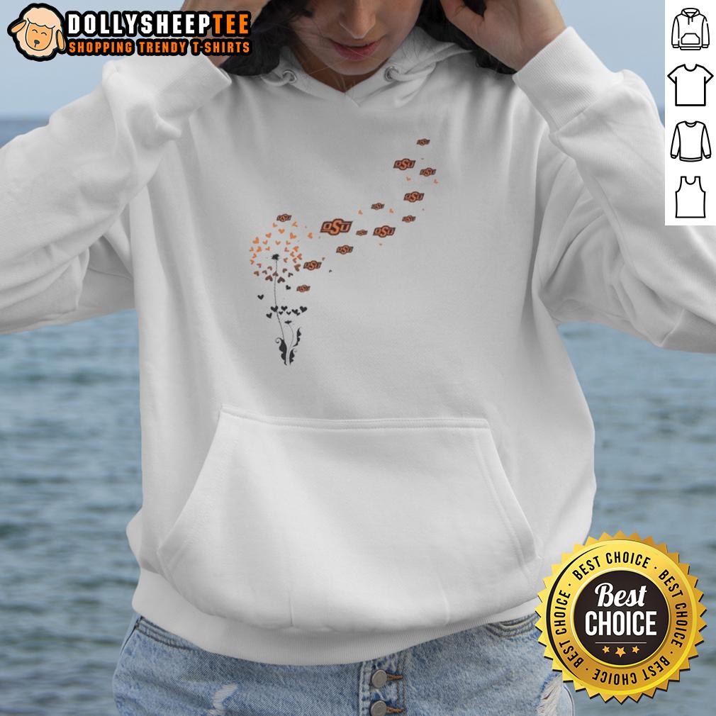 Top Dandelion Flower Oklahoma State University Football Logo T-Shirt - Image 2