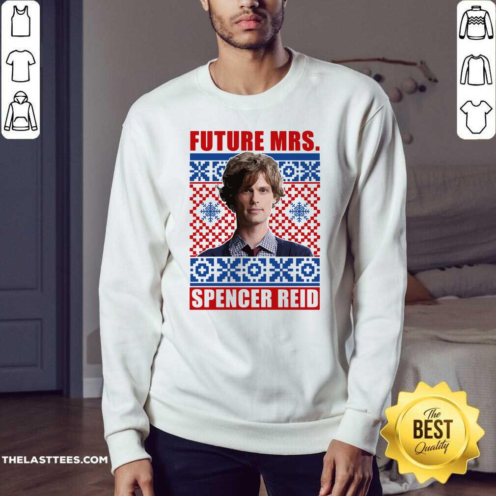 Hot Criminal Minds Merch Criminal Minds Mrs Spencer Reid Holiday Ugly Shirt - Image 4