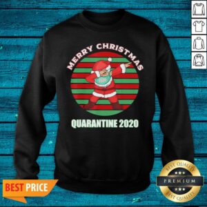 Alternative view of Cool Merry Christmas Quarantine Dabbing Santa Shirt
