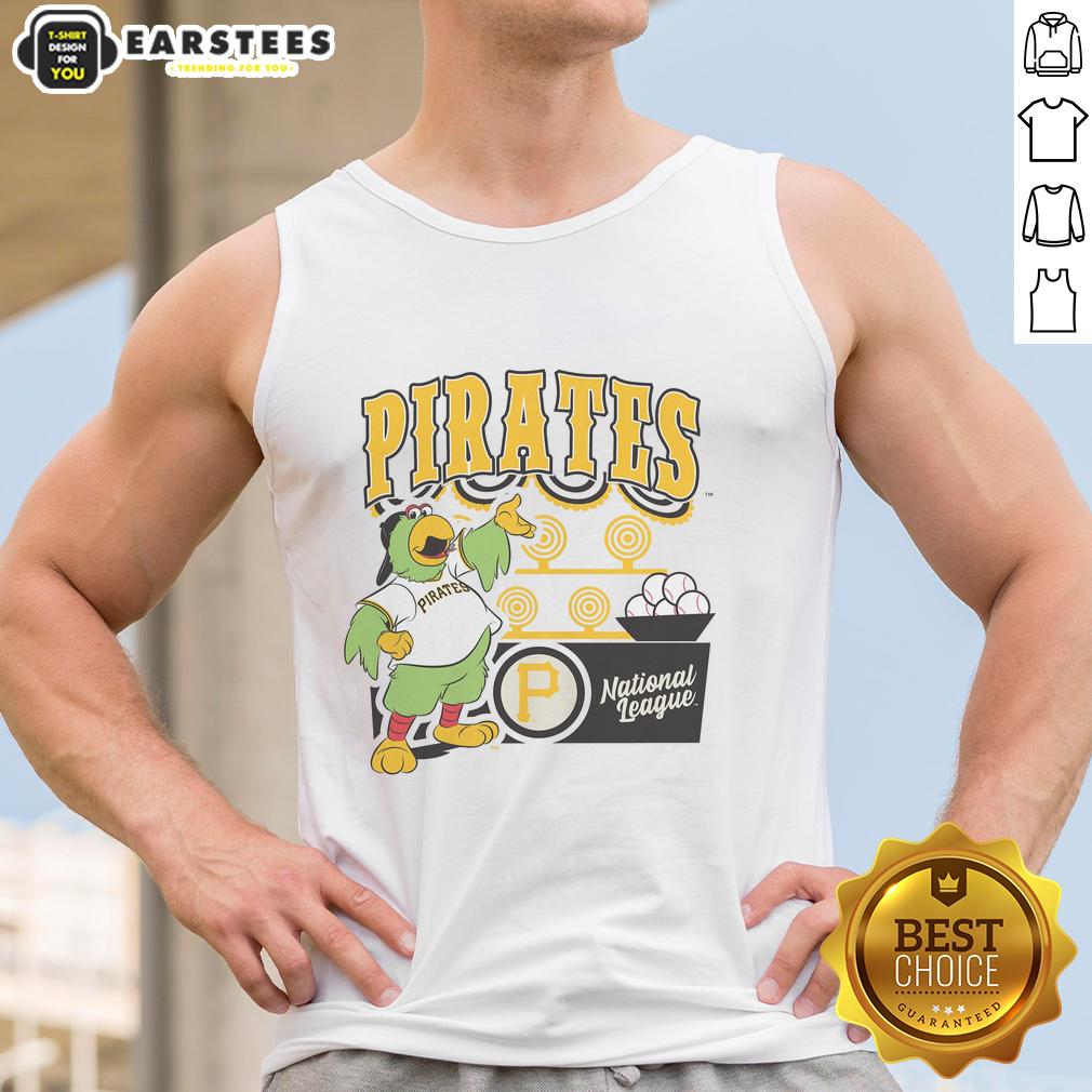 Awesome Mitchell & Ness Cream Pittsburgh Pirates Step Back Up T-Shirt - Image 4