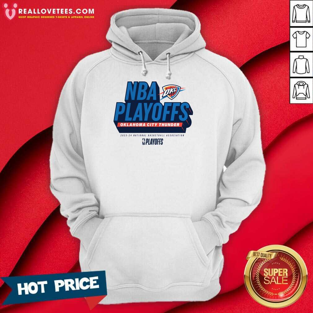 Oklahoma City Thunder NBA Play Off Participant Defensive Stance T-Shirt - Image 5
