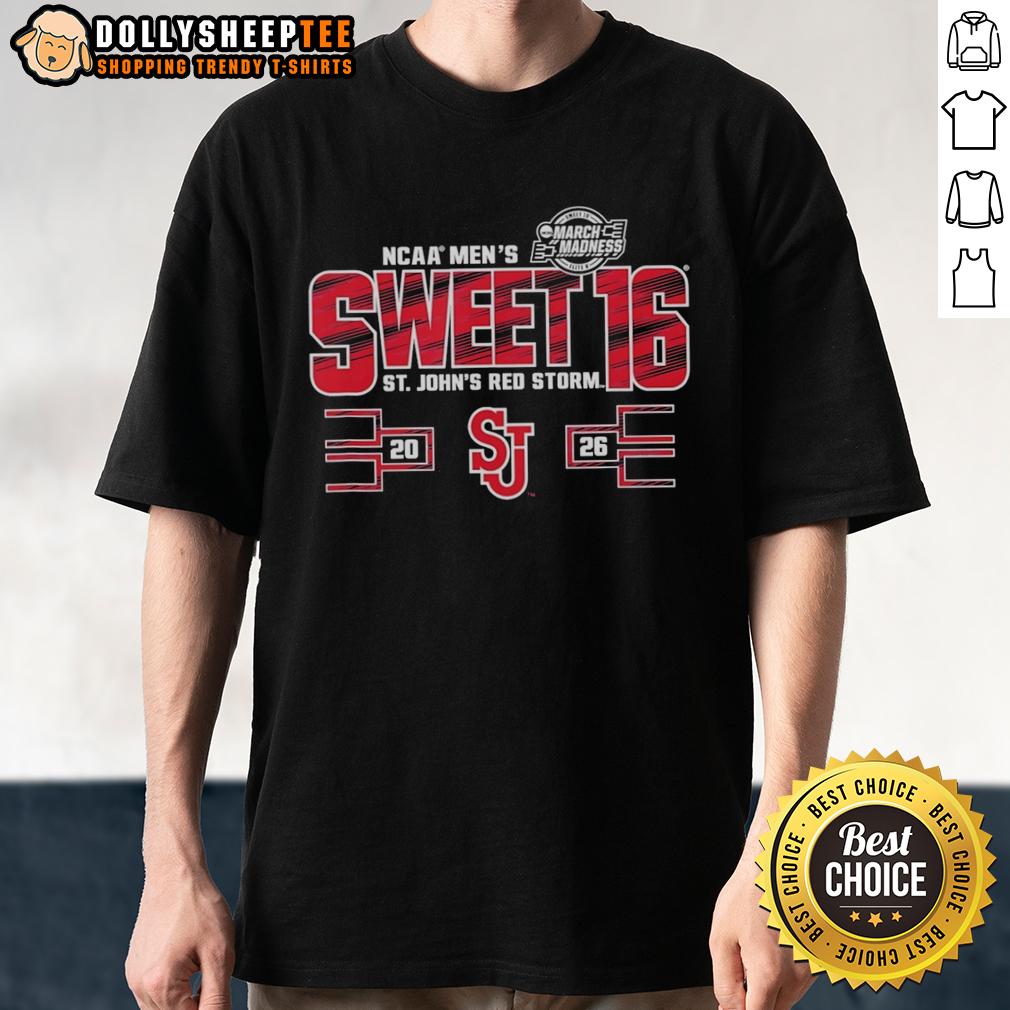 Top St John's Red Storm NCAA Men's Sweet 16 2026 Men's March Madness T-Shirt