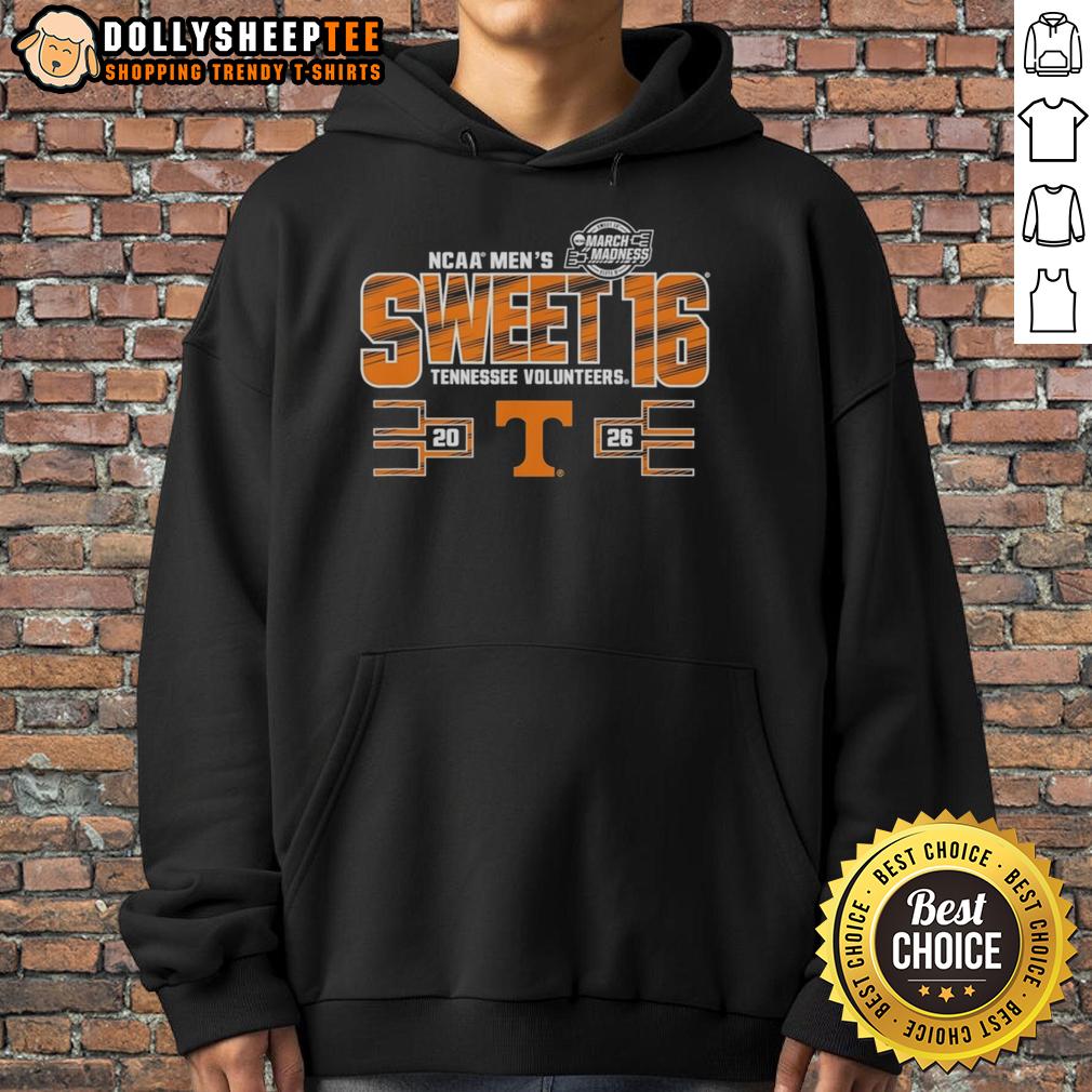 Top Tennessee Volunteers NCAA Men's Sweet 16 2026 Men's March Madness T-Shirt - Image 2