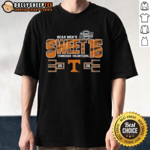 Top Tennessee Volunteers NCAA Men's Sweet 16 2026 Men's March Madness T-Shirt
